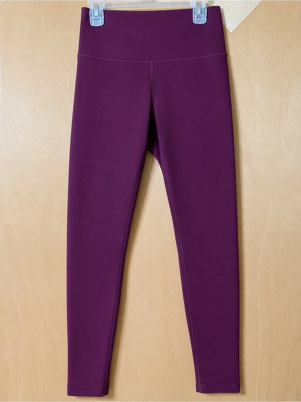 Lululemon Wunder Train High-Rise Leggings Size 6 – Burgundy/Deep Plum